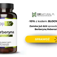 Suplement diety Berberyna Rebersa od Supp Life. Sprawdź jej działanie i zamów z rabatem!