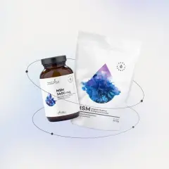 Suplementy diety z MSM, czyli siarką organiczną, w kapsułkach i proszku. Wspierają zdrowie.