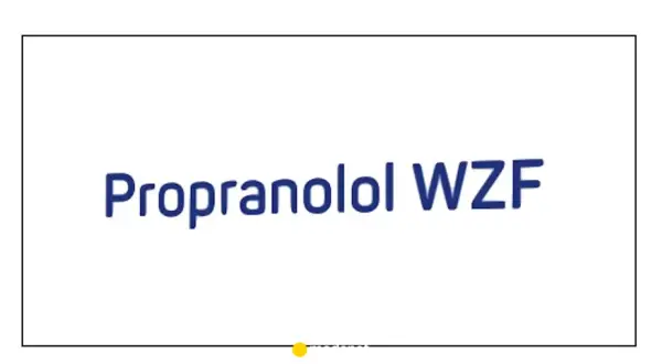 Napis "Propranolol WZF" na białym tle. Czy propranolol uspokaja? To pytanie często zadawane przez osoby szukające ulgi w stresie.