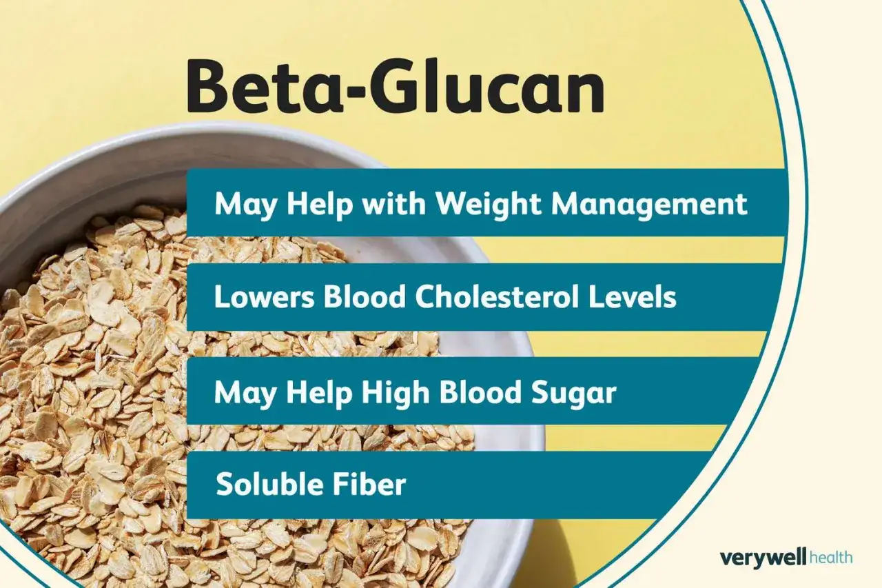 Płatki owsiane bogate w beta-glukan: wspierają kontrolę wagi, obniżają cholesterol i poziom cukru we krwi.